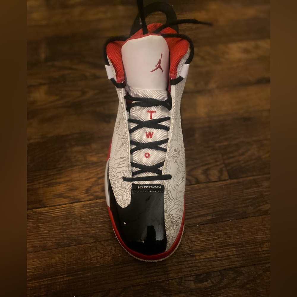 Nike Men's Jordan Dub Zero White Varsity Red Sneakers